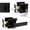 Black, variant on AllWays Plaza Flat Black Passage Door Lever with Single Cylinder Deadbolts Combo Pack, Modern Square Lock Set Handleset,Exterior Handle and Set,Exterior
