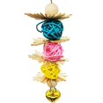 thumbnail image 4 of Bird Toys, Parrot Toys with Bells, Parrots Cage Chewing Toy with Colorful Wood, 4 of 4