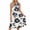 White Navy Floral#, variant on Livrdious Floral Summer Dresses for Women Casual Sleeveless A-Line Pleated Midi Sun Dresses Casual Beach Flowy Tank Dresses with Pockets