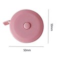 thumbnail image 4 of Cinta Métrica Retráctil 2 M Medición Calibre para () Rosa, 4 of 8