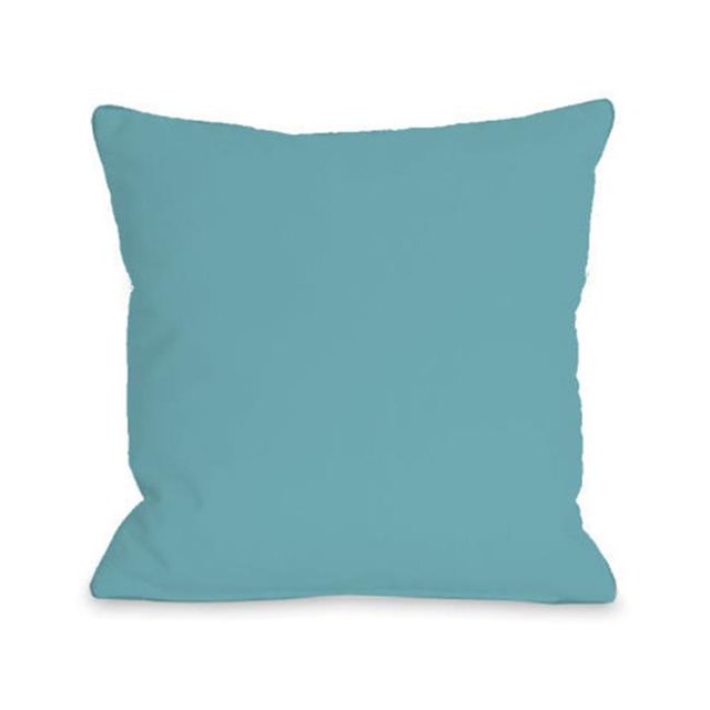 One Bella Casa 74715PL18 18 x 18 in. Solid Color Sky Pillow
