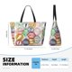 thumbnail image 4 of Fotbe Travel Stamp Bolsa de Viaje para Playa - Resistente al Agua, Bolsa Tote de Gran Capacidad y Ligera con 7 Bolsillos para Mujeres y Hombres, 4 of 7