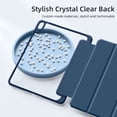 thumbnail image 5 of Getino Compatible with Apple iPad 10th/11th Generation A16 Case 11 inch Clear Back Cover with Pencil Holder, Navy Blue, 5 of 7