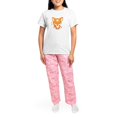 thumbnail image 4 of CafePress - Happy Fox Women's Light Pajamas - Women's Short Sleeve Print T-Shirt and Pants Light Cotton Pajama Set, 4 of 7