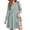 D Light Green, variant on Dresses for Women Fall Long Sleeve Square Neck Dress Boho Floral Print Midi Dresses with Pockets
