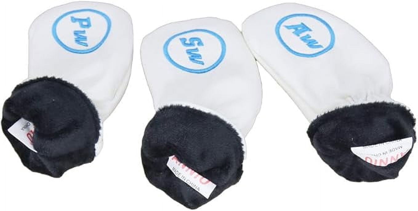 Golf Driver Head Corver Lovely Puppy Waterproof PU Leather Iron Headcover