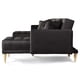 thumbnail image 5 of Sala Modular Doble Chaise Makora Marietta con Memory Foam Color Negro Lino Respaldo Reclinable de 3 Posiciones, 5 of 7