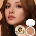 thumbnail image 5 of QIBEST Face Powder Oil-Control Matte Setting Powder Lasting Makeup Concealer Nude Pressed Powder Foundation Base Cosmetics New, 5 of 16