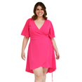thumbnail image 1 of Vestido envolvente Roman Fashion Tallas Extras 4211 Fiusha fucsia 36, 1 of 6
