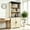 White, variant on AUU 70.86" Tall Freestanding Display Cabinet with 5 Tiers & Barn Doors – Adjustable Shelves, MDF Wood Bookshelf Storage Unit for Living Room, Bedroom, Kitchen, Pantry, or Bar Area