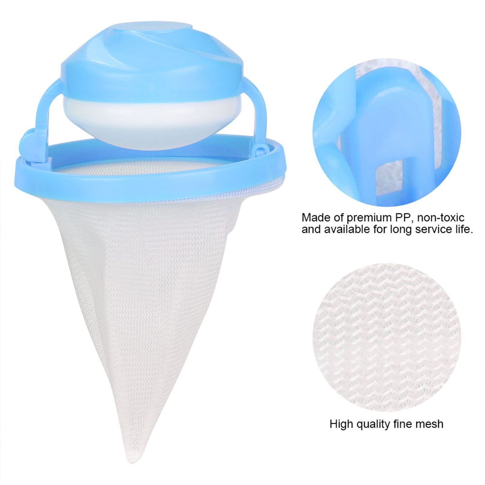 Floating Lint Mesh Bag Laundry Filter Bag Washing Machine Hair Catcher