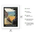 thumbnail image 2 of Mazamet France - Chemins de fer d’Orléans et du Midi - Vintage Railroad Travel Poster by Charles-Jean Hallo c.1930s - Fine Art Matte Paper Print (Unframed) 18x24in, 2 of 4