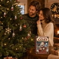 Countdown Screamer 24 Days Christmas Countdown Goat Ornament Collection, 24 Unique Acrylic ...