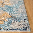 thumbnail image 4 of SAFAVIEH Madison Bryon Abstract Area Rug, Grey/Blue, 6'7" x 6'7" Square, 4 of 10