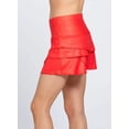 thumbnail image 5 of Lucky in Love womens  All That Shimmers Mini Skirt, m, Orange, 5 of 9