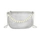 thumbnail image 1 of KAKOWELY Elegante bolso de mano con diamantes de imitación para mujer, bolso de noche brillante con cadena cruzada y asa de perla para fiestas, bodas y eventos formales., 1 of 4