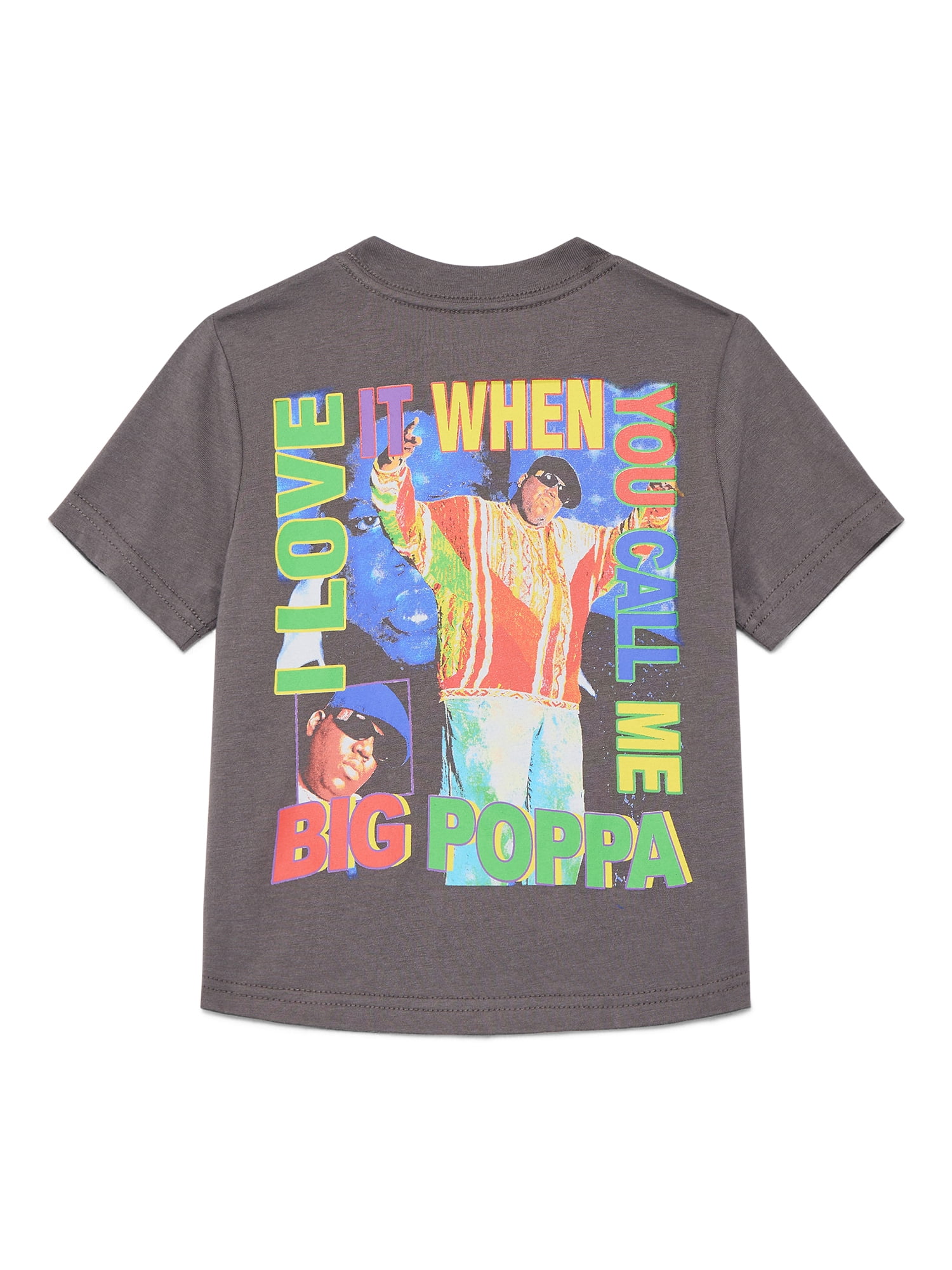 Biggie Smalls Toddler Graphic Tee with Short Sleeves, Sizes 12M-5T