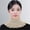 A111-Beige, variant on Xinmf Women Knitted False Turtleneck Collar Ruffled Edge Stretch Fake Neck Warmer Detachable Dickey Collar for Sweater Outfit A111-Beige One Size