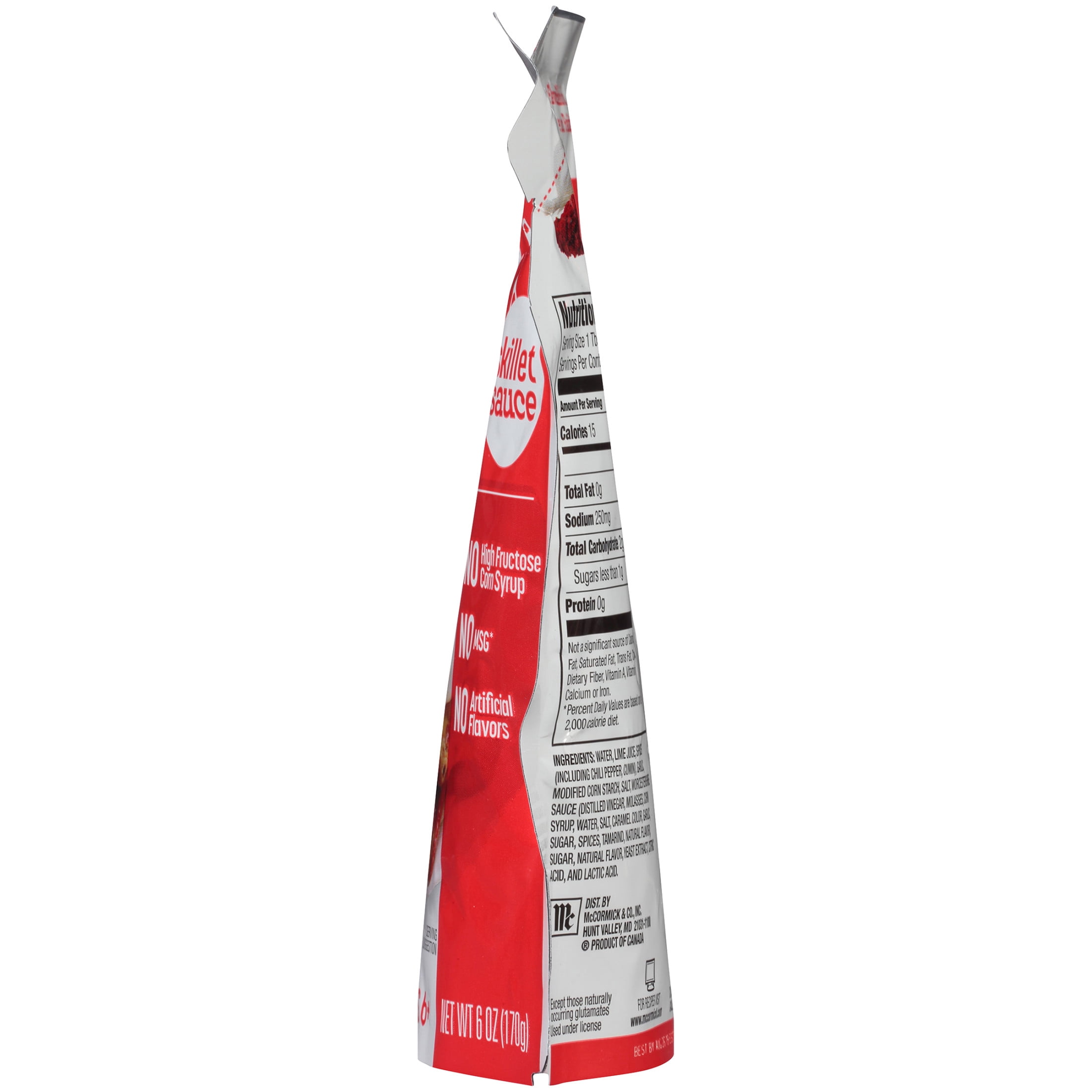 McCormick Gluten Free Gluten Free Fajita Skillet Sauce, 6.0 oz Pouch