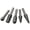 Gray, variant on 5 Pack Rotary File Burr Set, Wood Carving Grinding Bits for Electric Rotary Tool, Woodworking Root Sculpting & Shaping Accessories