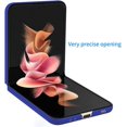thumbnail image 6 of case for Samsung Z Flip 4 Case, Galaxy Z Flip 4 Case, Ultra-Thin Folding Screen Phone Case for Z Flip 4, Full Protection Cover Have Strong Impact Resistance for Samsung Galaxy Z Flip 4 5G, Blue, 6 of 16