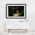 thumbnail image 2 of Sun-kissed Trail in Hoyt Arboretum - Portland Oregon Photography Forest Nature Wilderness Woodland Scenic Woods Black Framed Wall Art Print 5 x 7 inches, 2 of 4