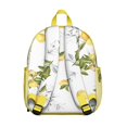 thumbnail image 3 of Small Lemon Fruit Backpack with Floral Accents, Lightweight Daypack, Ideal for Daily School or Summer Weekend Use, 3 of 6