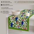 thumbnail image 4 of Vargottam Boho Cotton Table Runner - Double Layer with Printed Bird Design - Machine Washable - Table Dcor for Kitchen, Living & Events, 14" x 90", 4 of 6