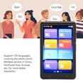 thumbnail image 3 of Language Translation Device, Supports 135 Languages Voice Photo Real Time Translation WiFi Dual Mic Noise Reduction, For Travel Businesses, 3 of 8