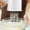 White, variant on Baking tools Handheld Cup Strainer Fine Sieve Flour Sieve Baking Tool PP With Bottom Lid