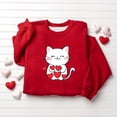 thumbnail image 1 of Cowsor Chandail à Capuchon Doublé en Molleton pour Enfants / Manches Longues Imprimé Col Rond / Doux Chaud Coupe Ample / Quotidien École Rendez-Vous de Jeu Hiver Temps Froid Haut / 1-13 Ans, 1 of 5