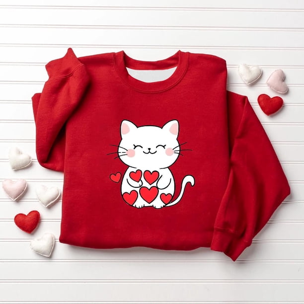 Blusas y camisas de manga larga con cuello redondo Estampado para niños Estampado de manga larga Casual Suelto Forro polar para mayor calidez Sudadera con capucha de manga larga con cuello redondo par