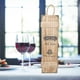 thumbnail image 1 of Caja de madera del vino, aduana de madera portátil de la caja de almacenamiento del vino de la caja del vino tinto del vintage retro dirigida, 1 of 8