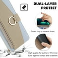 thumbnail image 6 of Dteck Crossbody Wallet Case for Samsung Galaxy A35 5G, Bicolor PU Leather Zipper Purse with Card Holder Mini Make-up Mirror for Women Girls,Folio Flip Phone Case with Magnetic Closure,Blue, 6 of 7