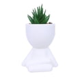 thumbnail image 1 of TIELUTT Lazy Man's Mini Planter with Dummy Easy Care Decorative Pots Big Christmas Ornament Christmas Ornament Keepsake Christmas Decorations and Matrix Ornament Ornament Packs, 1 of 7