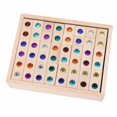 thumbnail image 1 of twisto Translucent Crystal Blocks Colorful Rainbow Cube Blocks Sensory Play Montessori Building Toy for Young Children, 1 of 10