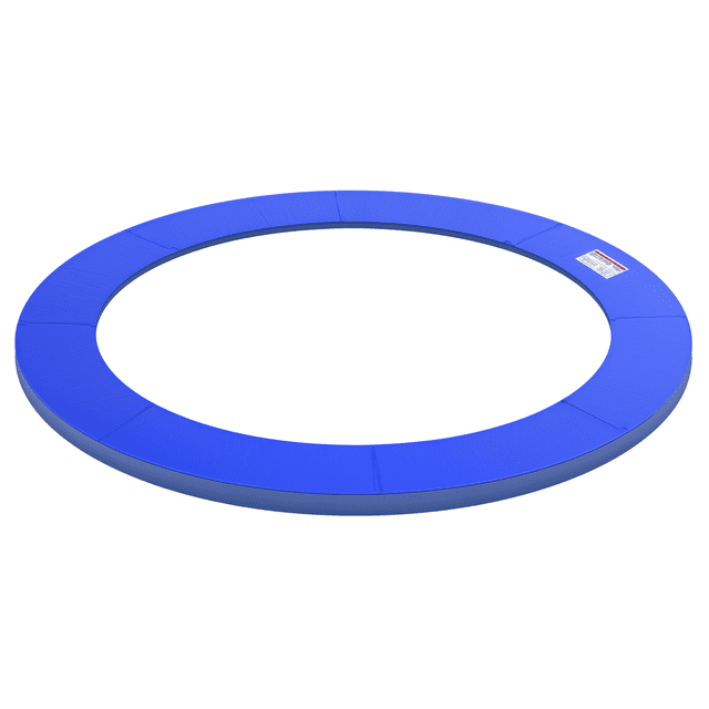 HOMCOM Coussin de Trampoline ⌀8 Pieds ⌀96 Pouces Remplacement de Sécurité à Ressort, Bleu