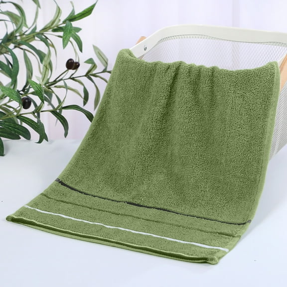 Kitchen Towels Striped Towel 13 X 28 Inch Household Absorbent Thick Soft Towel Hand Towels For Bathroom