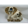 thumbnail image 2 of Just Love Jewels Vintage Crystal Elements Sapphire Eyed Pearlescent Paint Elephant Pin Brooch, 2 of 7