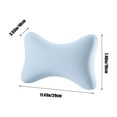 thumbnail image 3 of Bed Pillows For Sleeping Ice Silk Home Office Duple-Use Foam Recliner Small Pillow Neck Headrest Chair Pillow Car Seat Cervical Pillow Cushion Neck Protection Pillows For Side Sleepers, 3 of 8