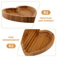 thumbnail image 6 of RUNROTOO Wood Plate for Women and Men 2Pcs 8.3X7.9X0.8In, 6 of 6