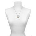 thumbnail image 2 of Delight Jewelry Silvertone Domed Music - Bass She is Clothed in Stength and Dignity Charm Necklace, 20"+3", 2 of 4