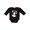 AB-Black, variant on Future Astronaut Rocket Moon and Stars Boys or Girls Long Sleeve Baby Bodysuit