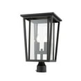thumbnail image 3 of 2 Light Outdoor Post Mount Lantern In Craftsman Style 14.25 Inches Wide By 101.5 Inches High Z-Lite 571Phbr-Orb, 3 of 5