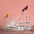 thumbnail image 7 of Set of 10 Glass Bud Vases,Small Vases for Flowers,Clear Single Bud Vases in Bulk,Mini Decor Rustic Vases for Centerpieces,Vintage Glass Bottles for Wedding, Home,Table Decoration., 7 of 7
