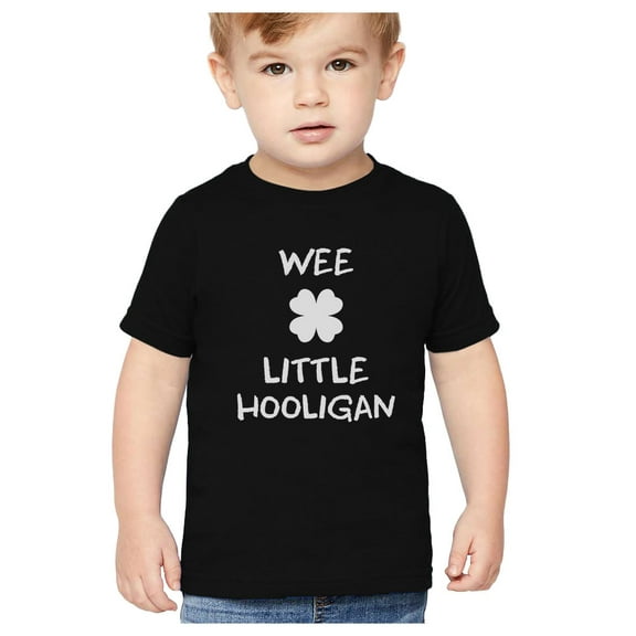Tstars Boys Unisex Funny Humor Gifts for Irish St Patricks Day Cute Wee Little Hooligan Irish Kids St Patricks Day Beautiful Shirts Gift for Boys Irish Shirt Pride Proud Irish Toddler Kids T Shirt