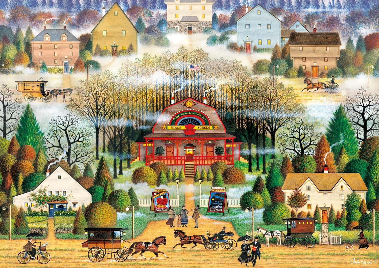 Buffalo Games - Le puzzle Charles Wysocki - Melodrama in the Mist - en 300 pièces
