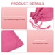 thumbnail image 4 of Bolsas de Yute Uxcell con Cordón, Sacos de Favor, Bolsas de Joyería para Regalos, Rojo Rosa, 4 of 7