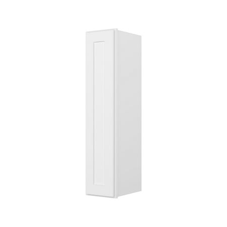 Furinno Shaker Wall Kitchen Cabinet, Ready to Assemble, 12 D x 9 W x 42 H, White