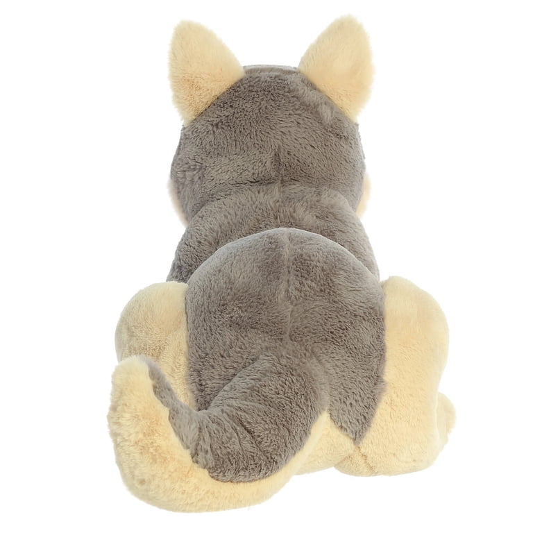 Aurora Grand Flopsie Wily Wolf Stuffed Animal - 16.5 Inch Gray Plush Toy With Bean Pellets
